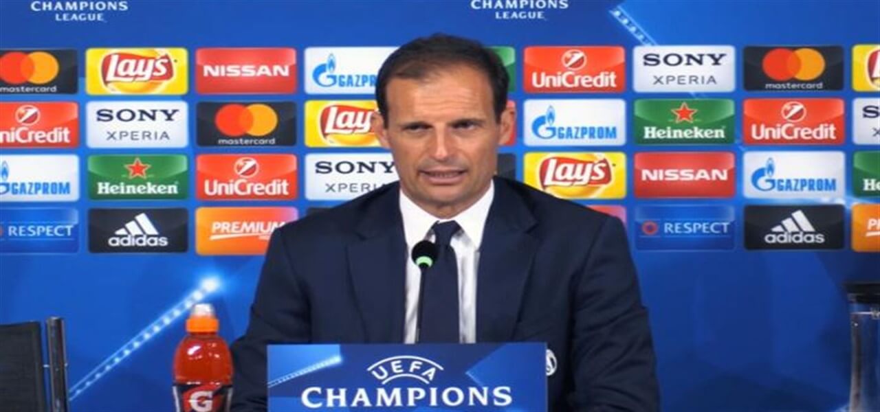 Juventus, Massimiliano Allegri in conferenza stampa