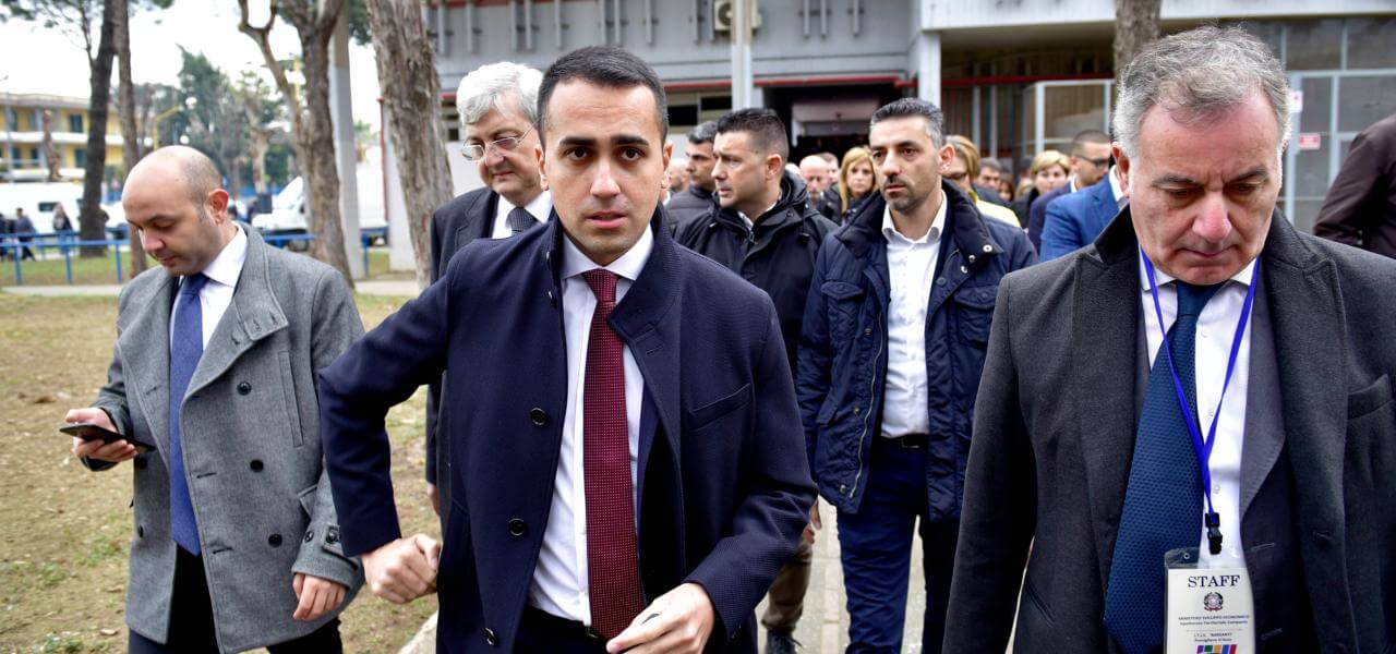 Luigi Di Maio a Pomigliano d'Arco