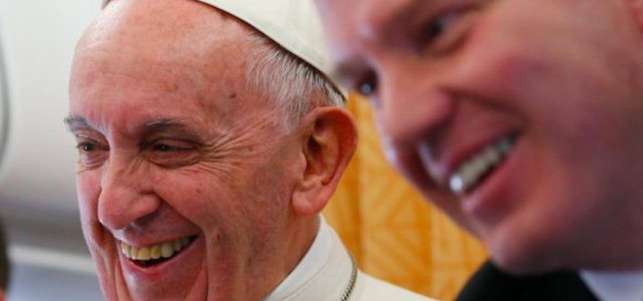 Greg Burke e Papa Francesco