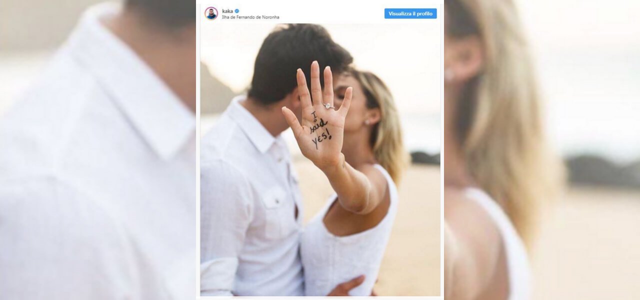 Ricardo Kakà e Carolina presto sposi