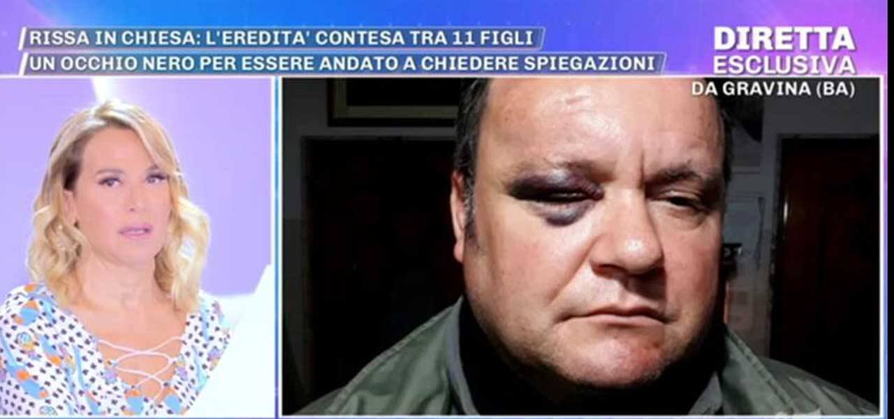 Rissa in chiesa per eredità contesa