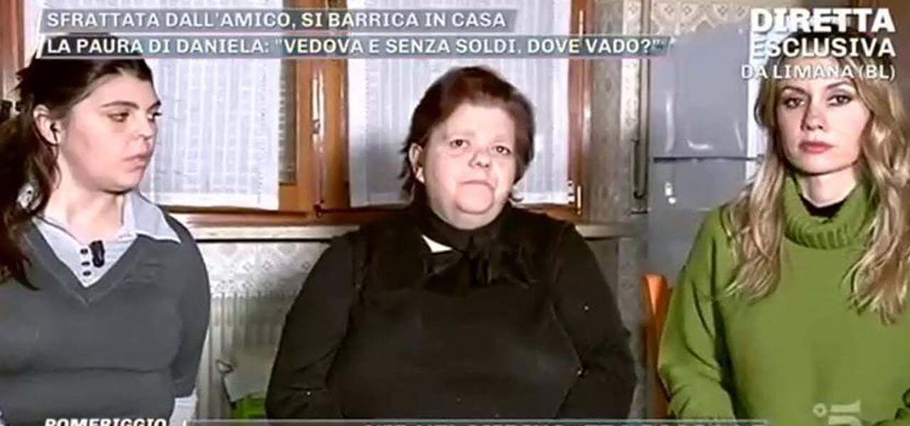 Sfrattata si barrica in casa