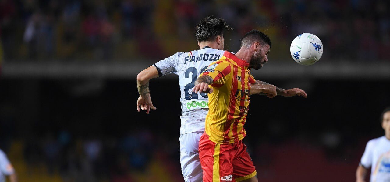 Fiamozzi Buonaiuto Benevento Lecce lapresse 2019