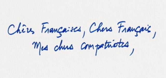 La lettera di Macron