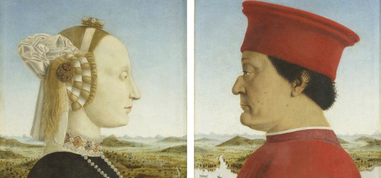 piero francesca duchi urbino arte1280