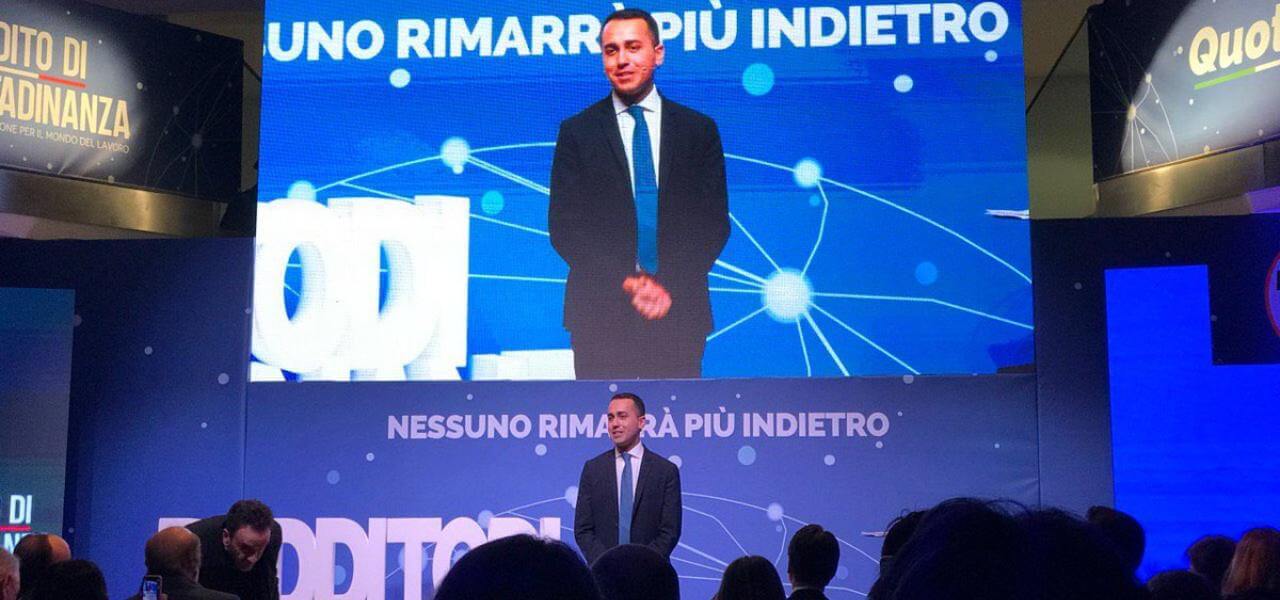 Di Maio presenta al M5s il reddito di cittadinanza