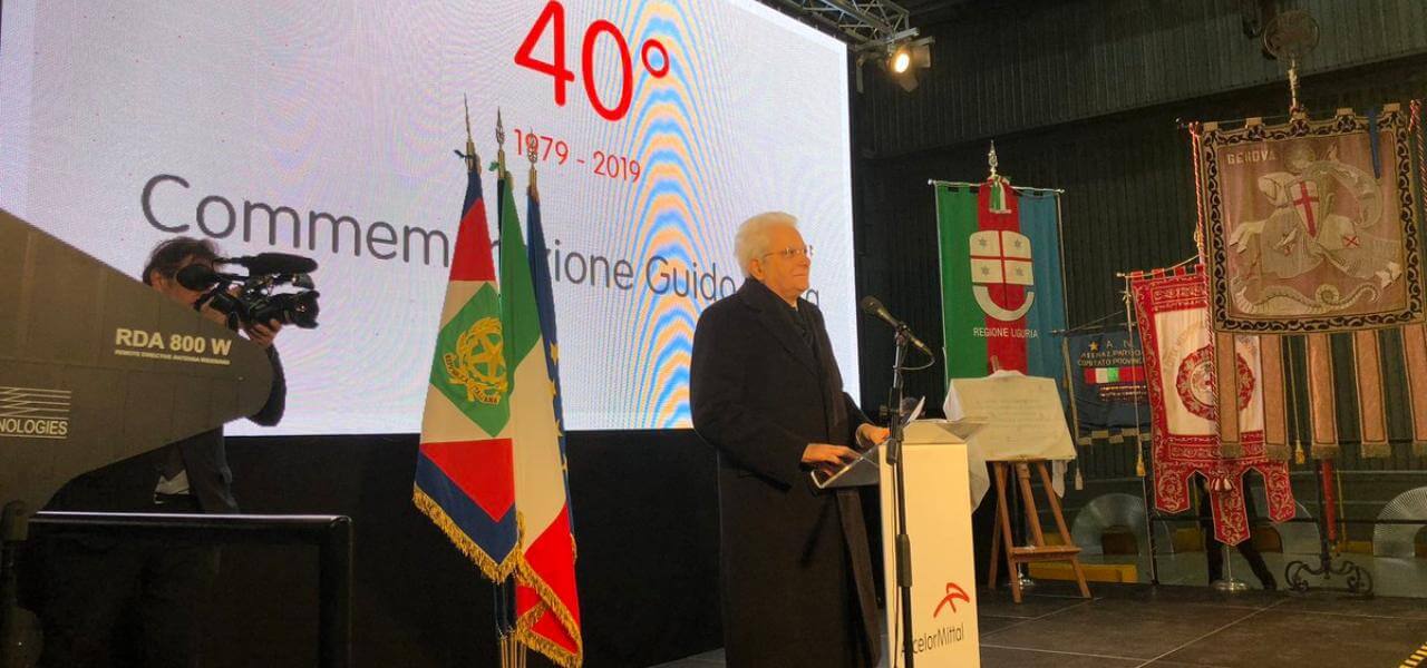 Mattarella a Genova