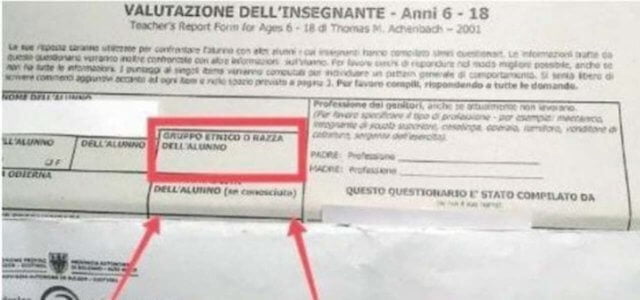 Bolzano, questionario Asl chiede "razza" dell'alunno