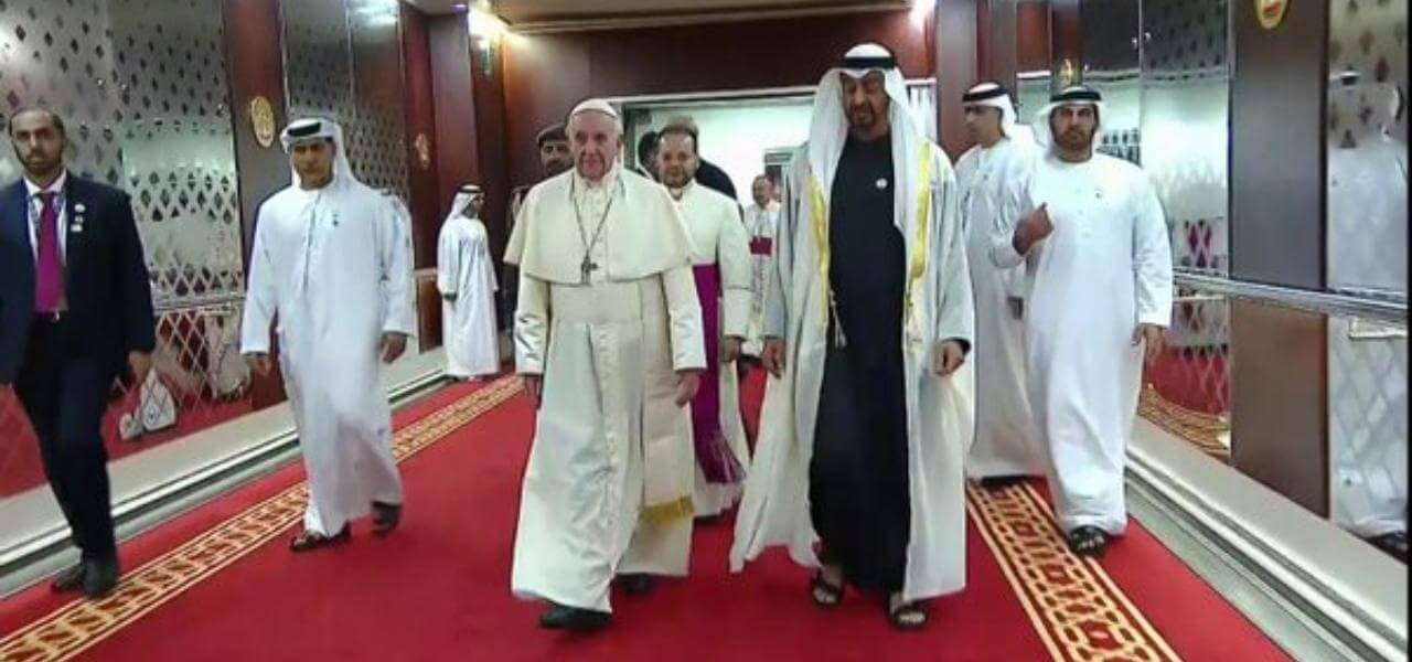 Papa Francesco negli Emirati