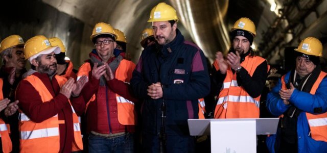 Matteo Salvini a Chiomonte