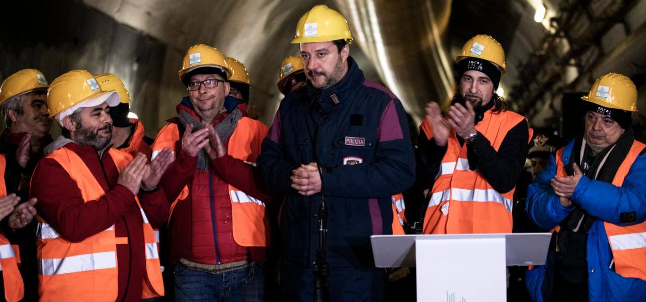 Matteo Salvini a Chiomonte