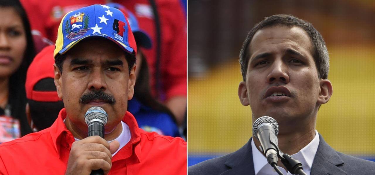 Maduro e Guaidó