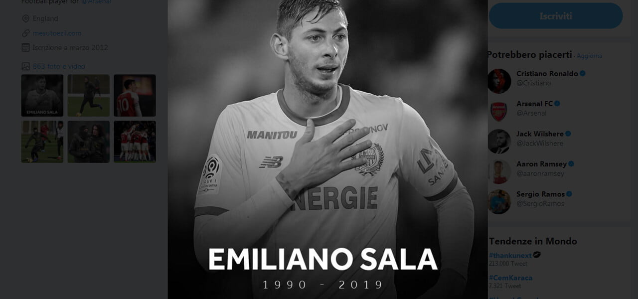 Emiliano Sala è morto: ora è ufficiale