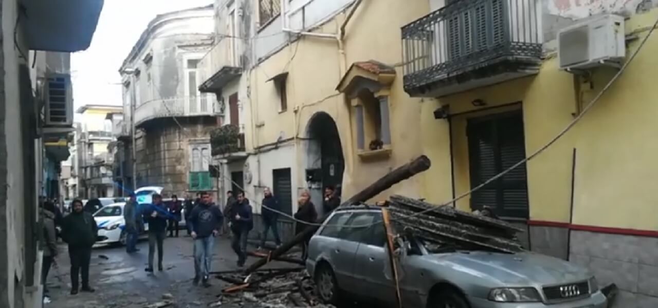 Tromba d'aria Napoli