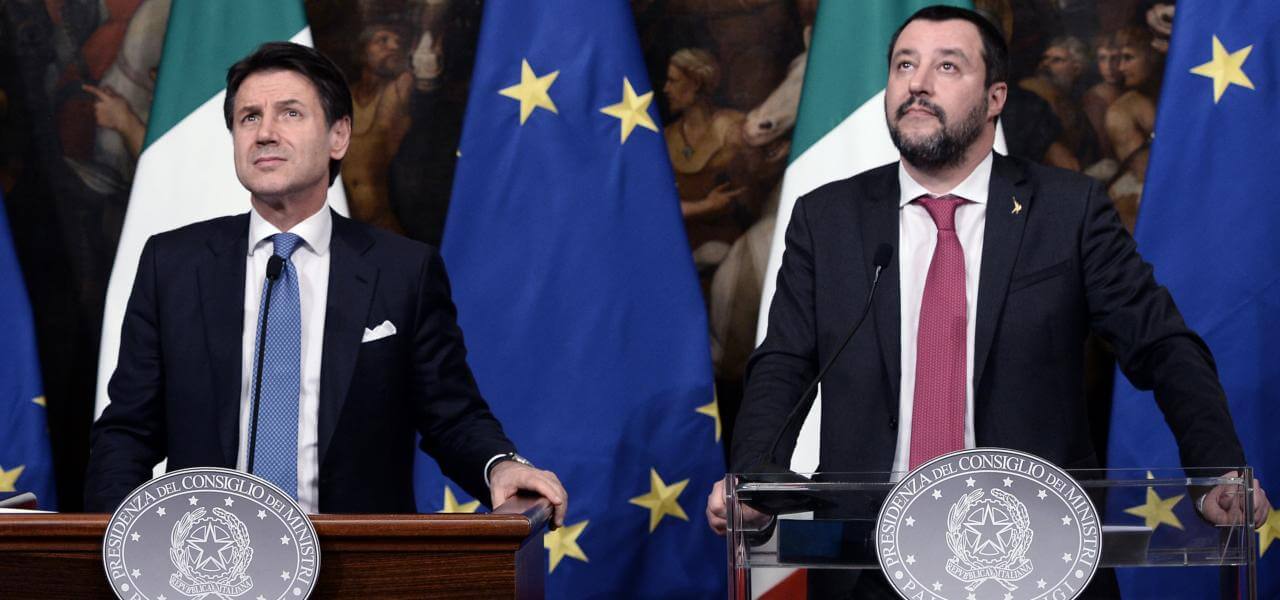 Salvini e Conte a Palazzo Chigi