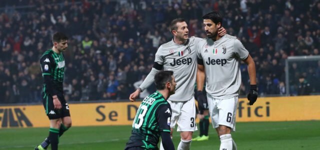 Khedira Bernardeschi Juventus Sassuolo lapresse 2019 640x300