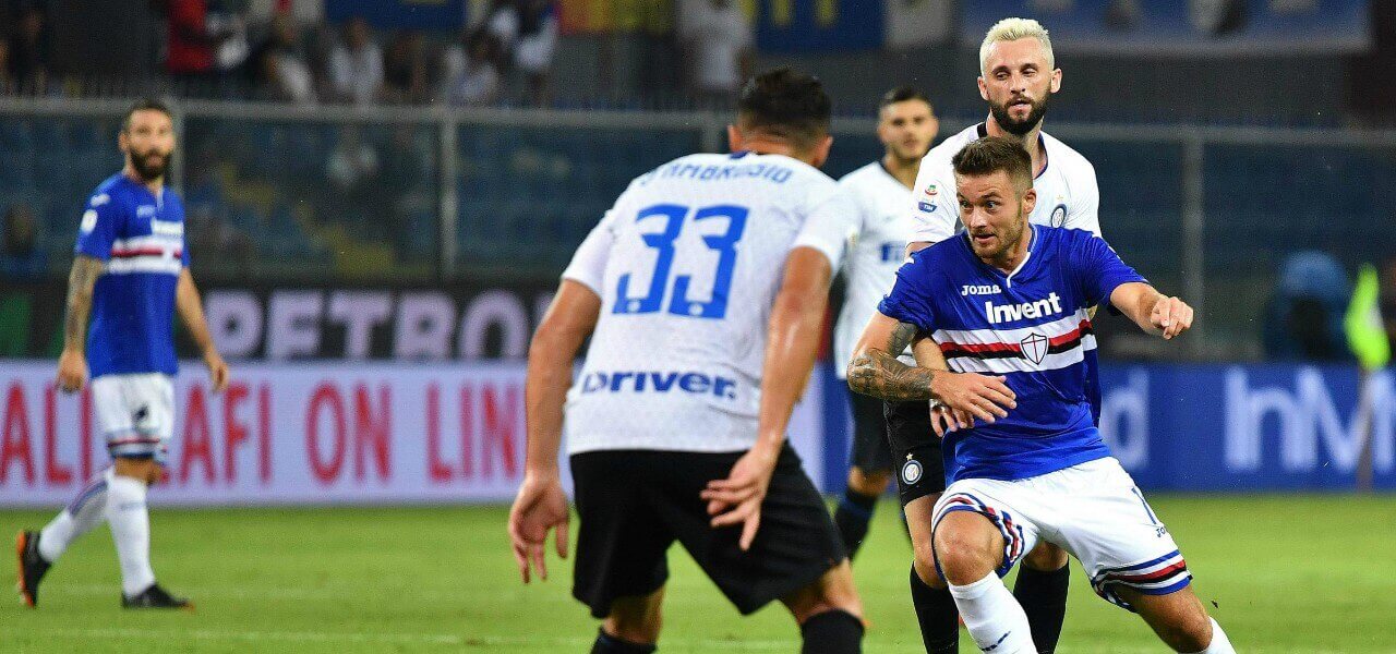 Linetty Brozovic DAmbrosio Sampdoria Inter lapresse 2019