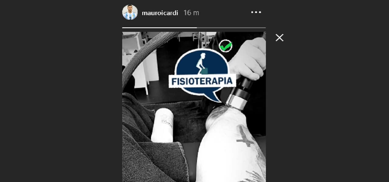 mauro icardi fisioterapia 2019 instagram