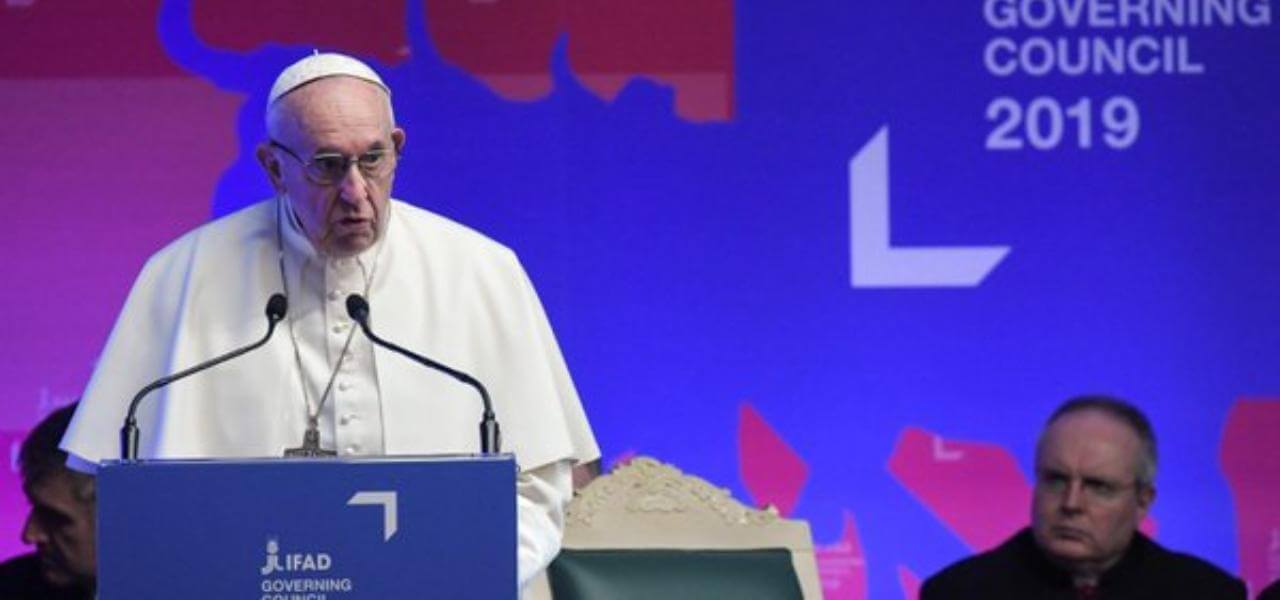Papa Francesco alla Fao