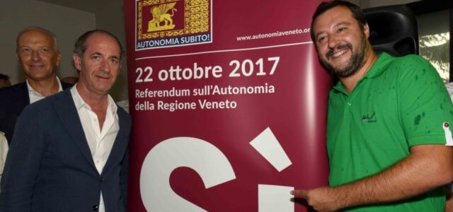 Zaia e Salvini in Veneto