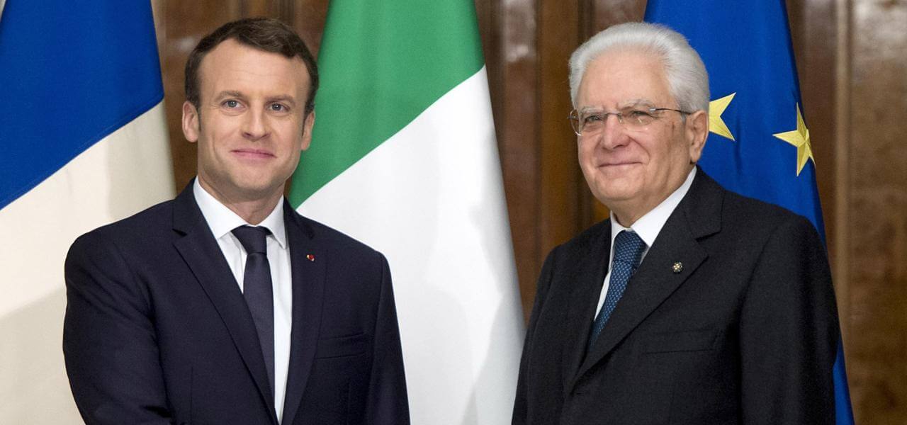 Macron e Mattarella
