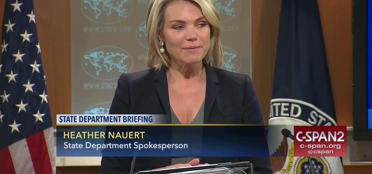 Heather Nauert, portavoce dipartimento di Stato