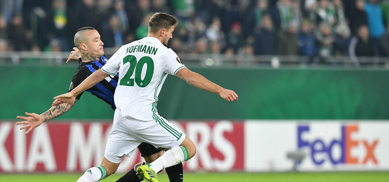 Nainggolan Hofmann Inter Rapid lapresse 2019