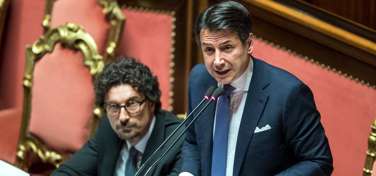Premier Conte al Senato
