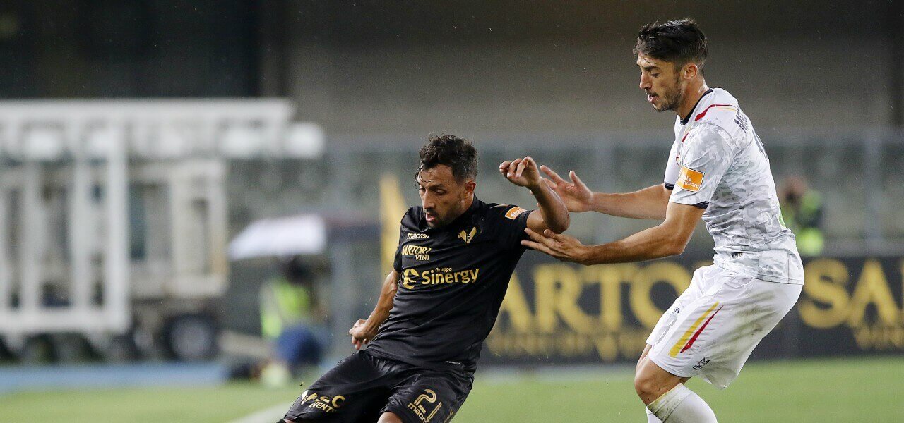 Laribi Meccariello Verona Lecce lapresse 2019
