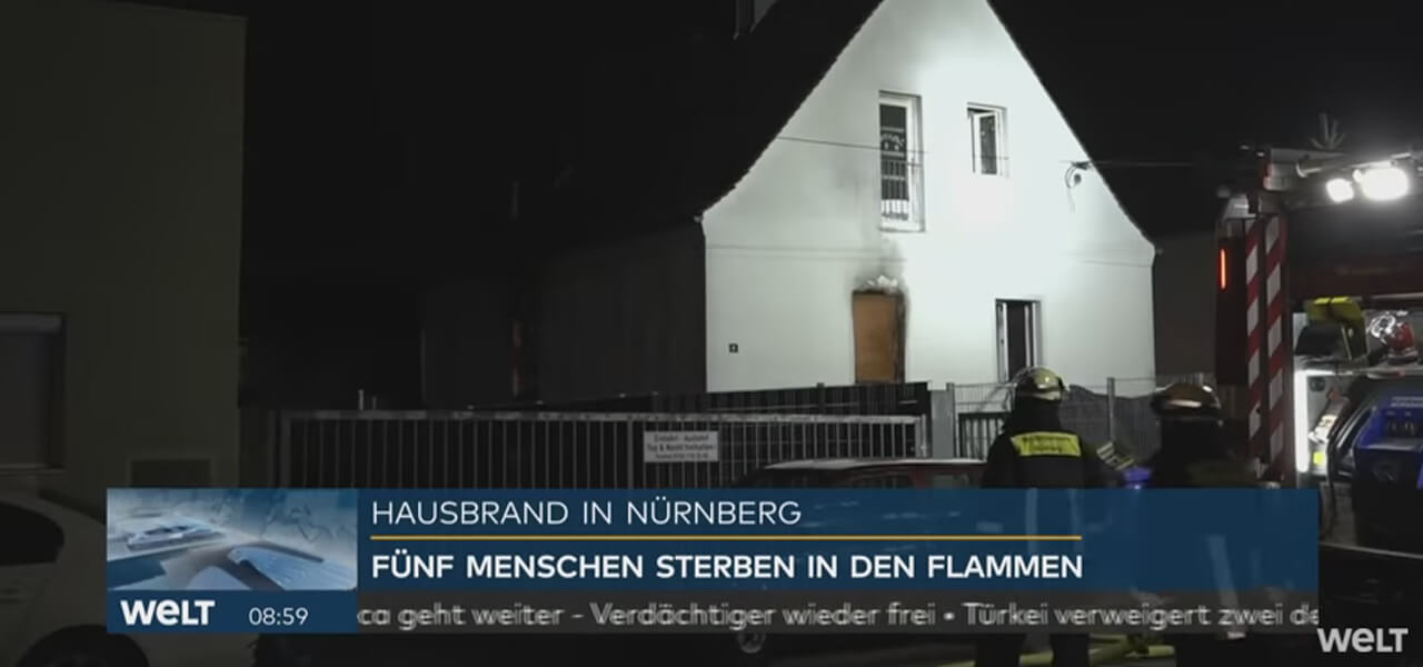 Incendio Norimberga: 5 morti