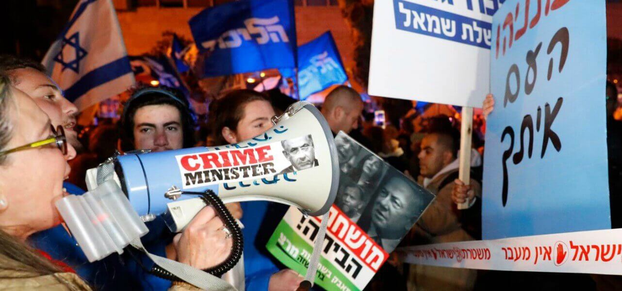 israele protesta netanyahu lapresse1280