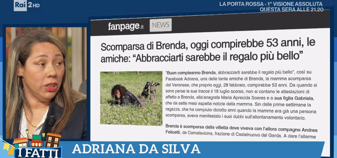 Brenda, scomparsa da Verona