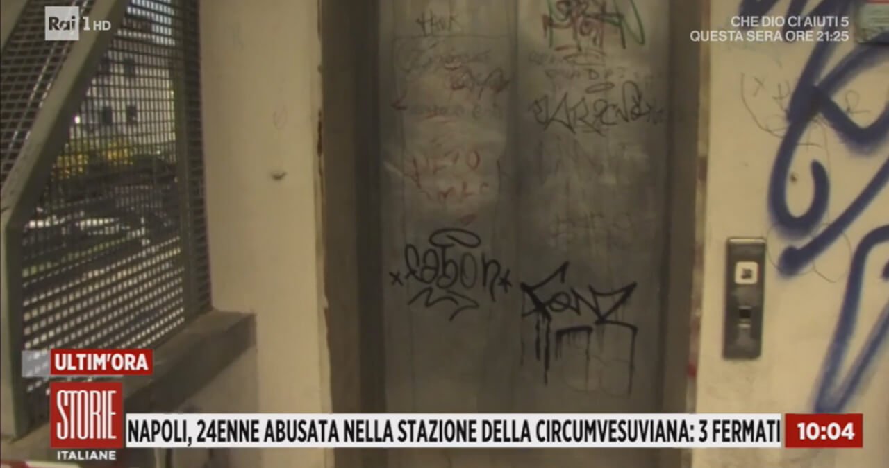 Stazione Circumvesuviana a Storie Italiane