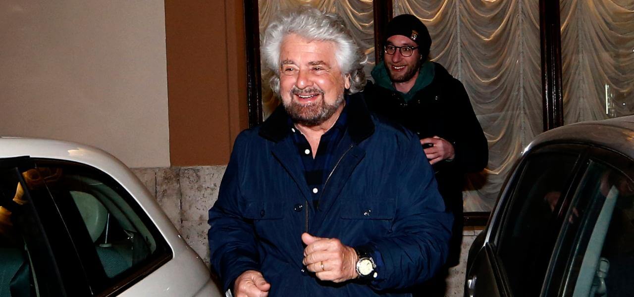 Beppe Grillo a Roma