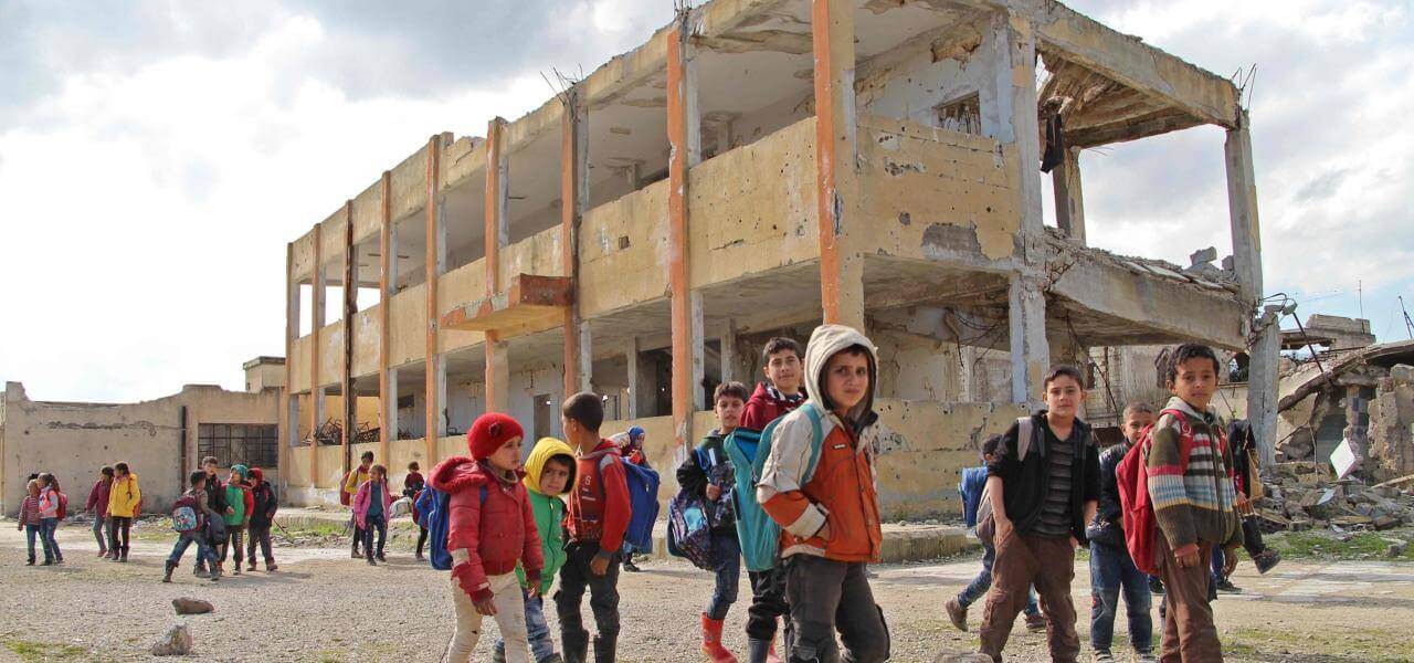 Bambini in Siria