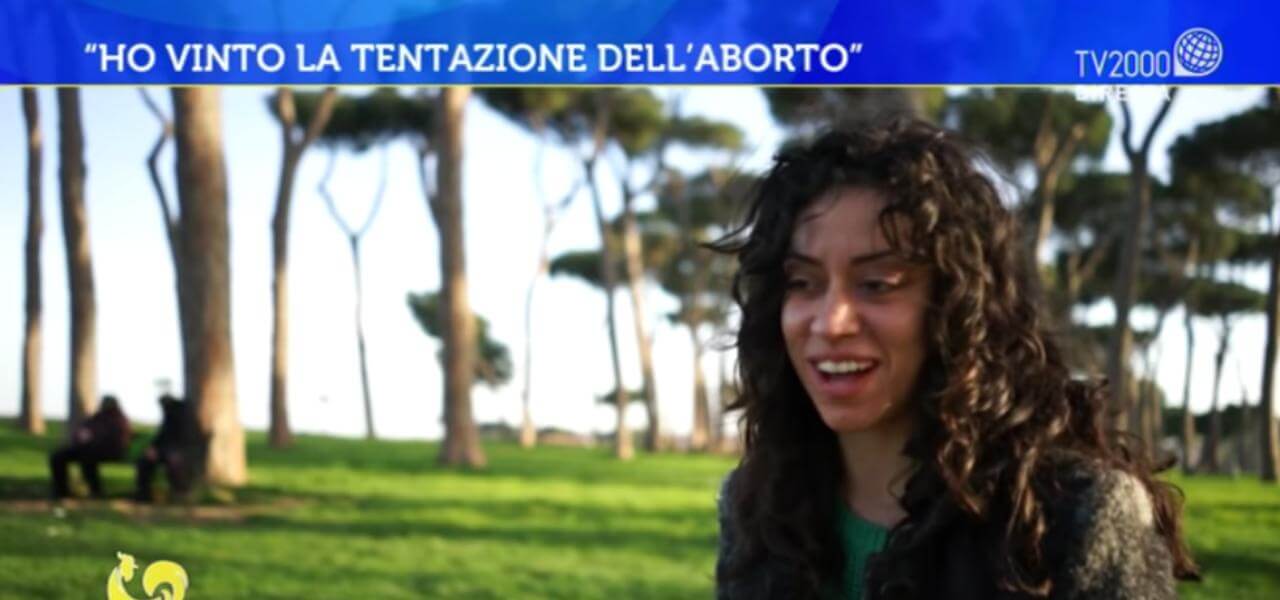 Frame da YouTube Tv2000 sull'aborto