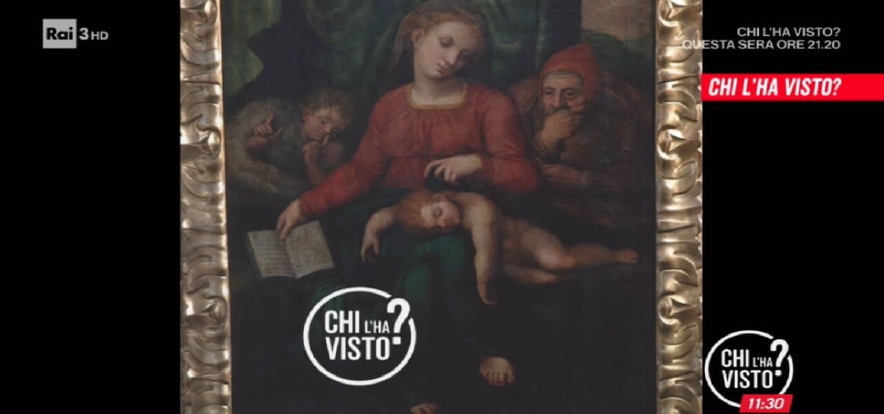 Dipinto della Madonna del Silenzio