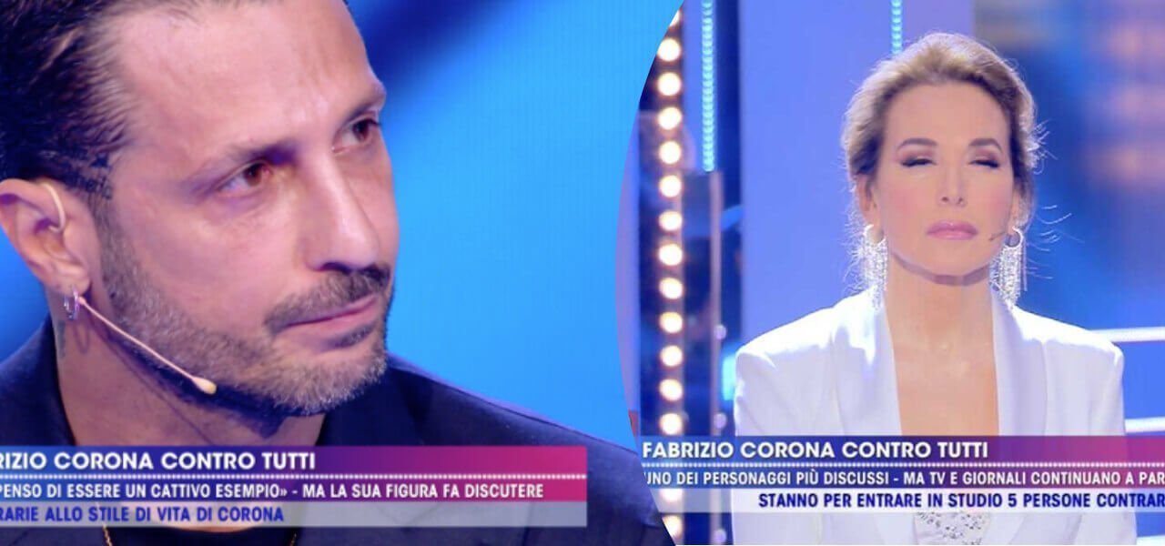 Barbara dUrso scuse Fabrizio Corona