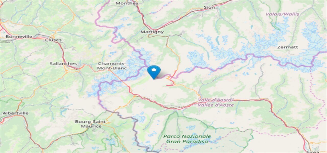 terremoto aosta ingv