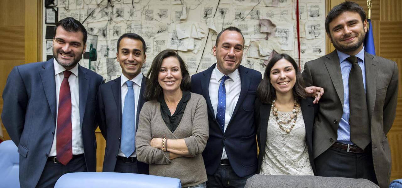 Gruppo M5s con Sabina Guzzanti