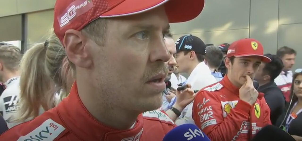 Sebastian Vettel male in Australia