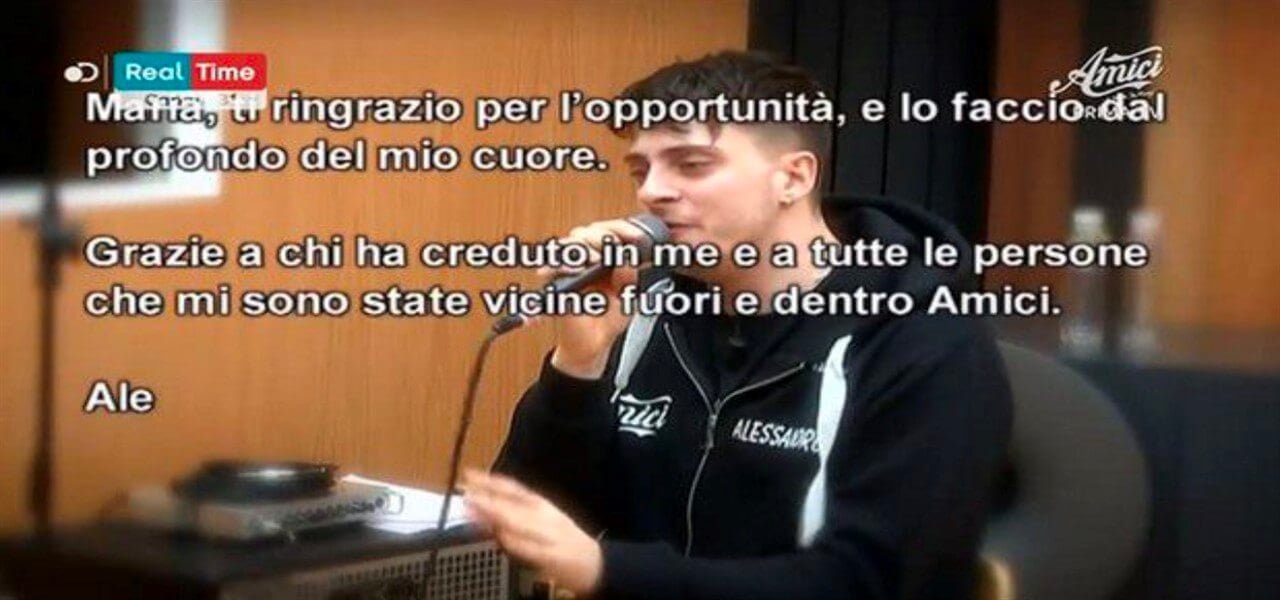 alessandro casillo lettera amici