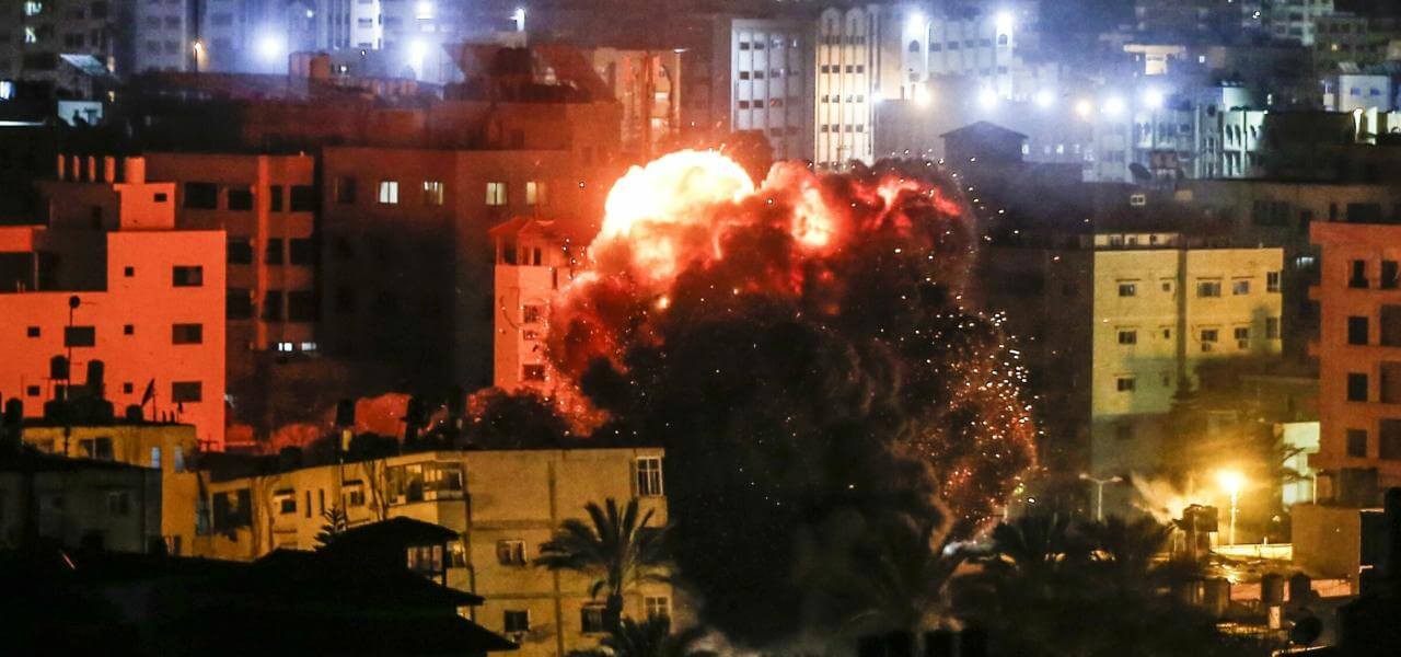 Missili su Gaza