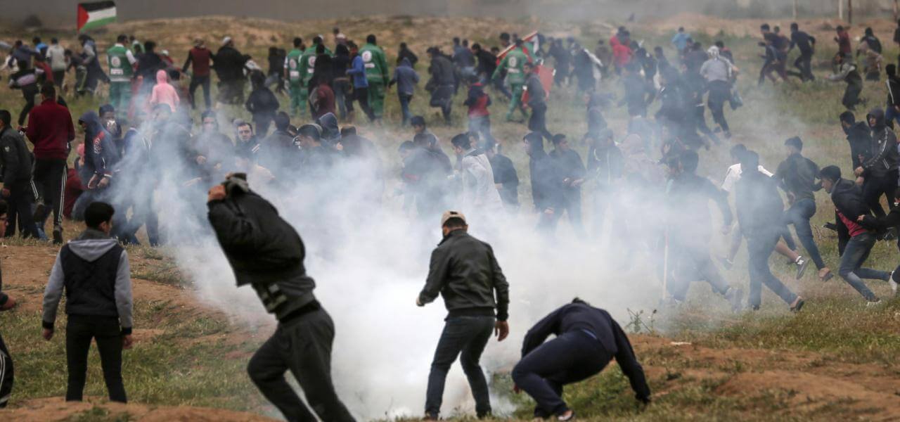 Scontri a Gaza