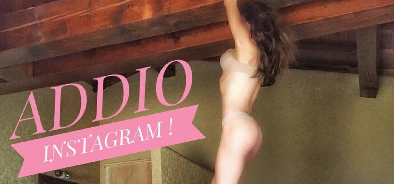 naike rivelli addio instagram