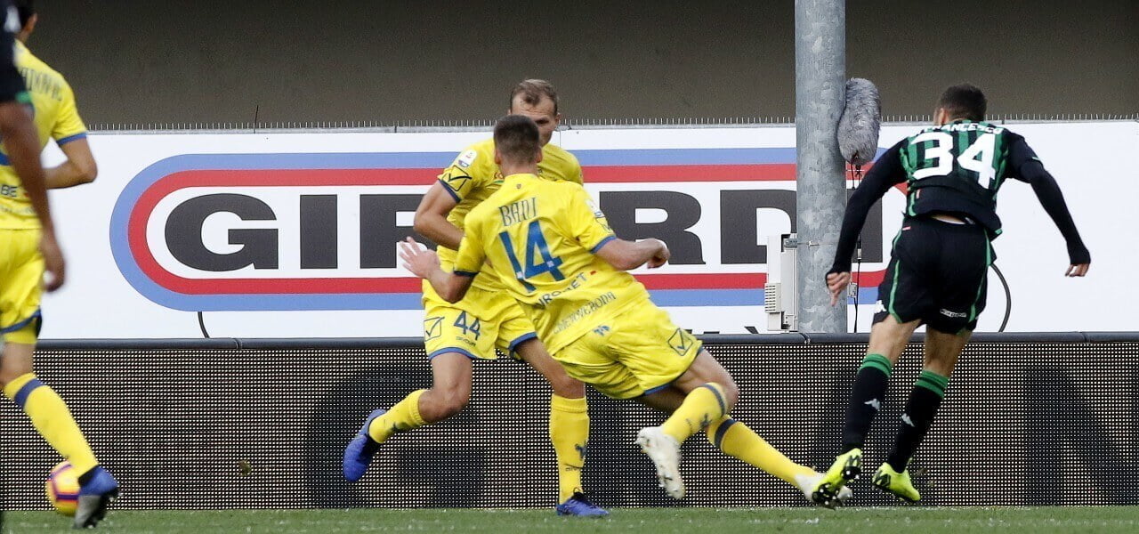 Di Francesco Bani Sassuolo Chievo lapresse 2019