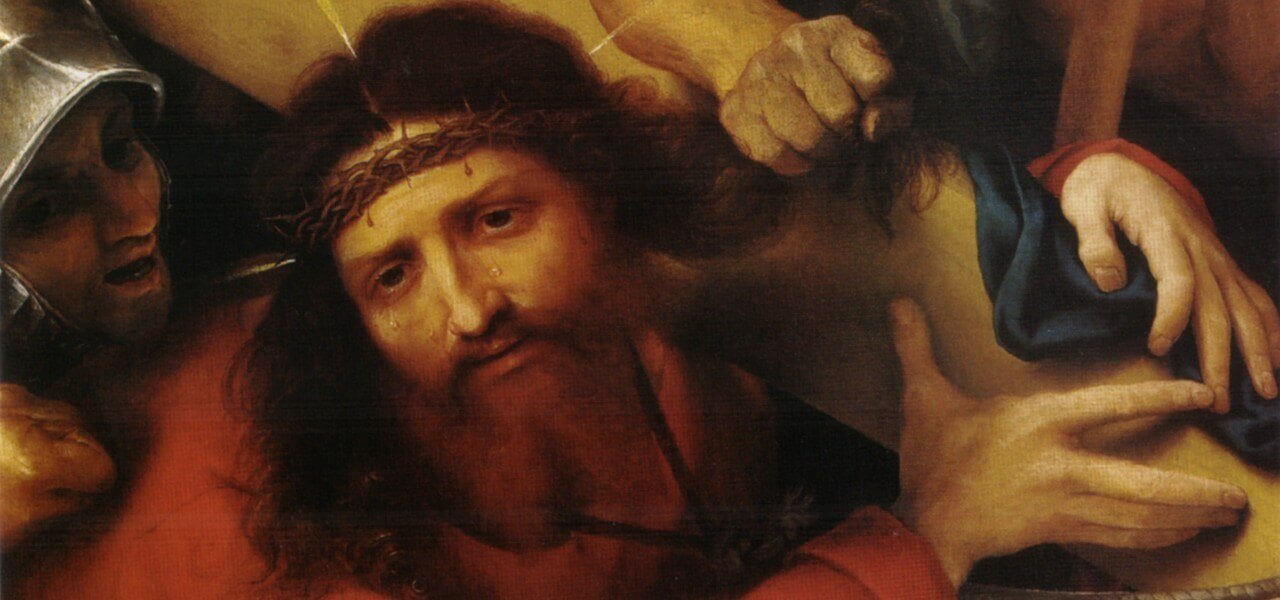 lorenzolotto cristo portacroce passione 1526arte1280