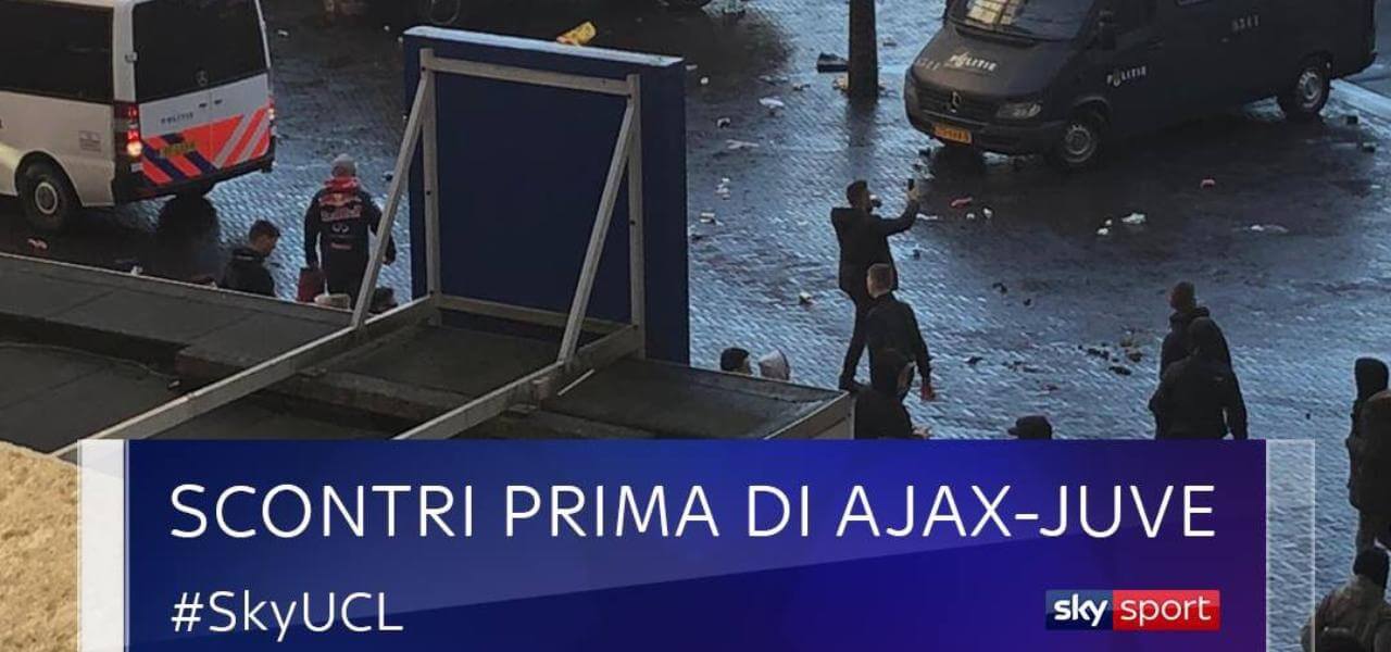Scontri prima di Ajax-Juventus