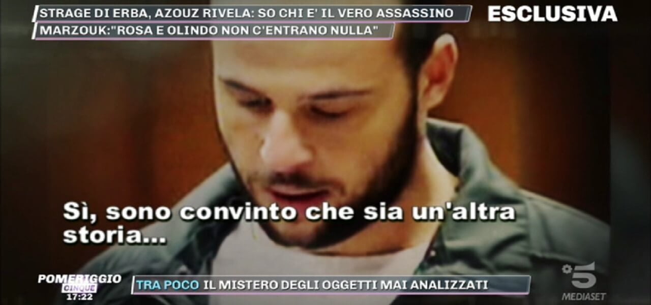 Strage di Erba, Azouz Marzouk (Pomeriggio 5)
