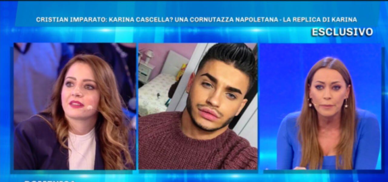 karina cascella cristian imparato gf 16